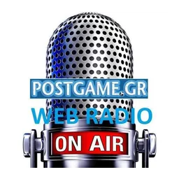 Λογότυπο Postgame Radio